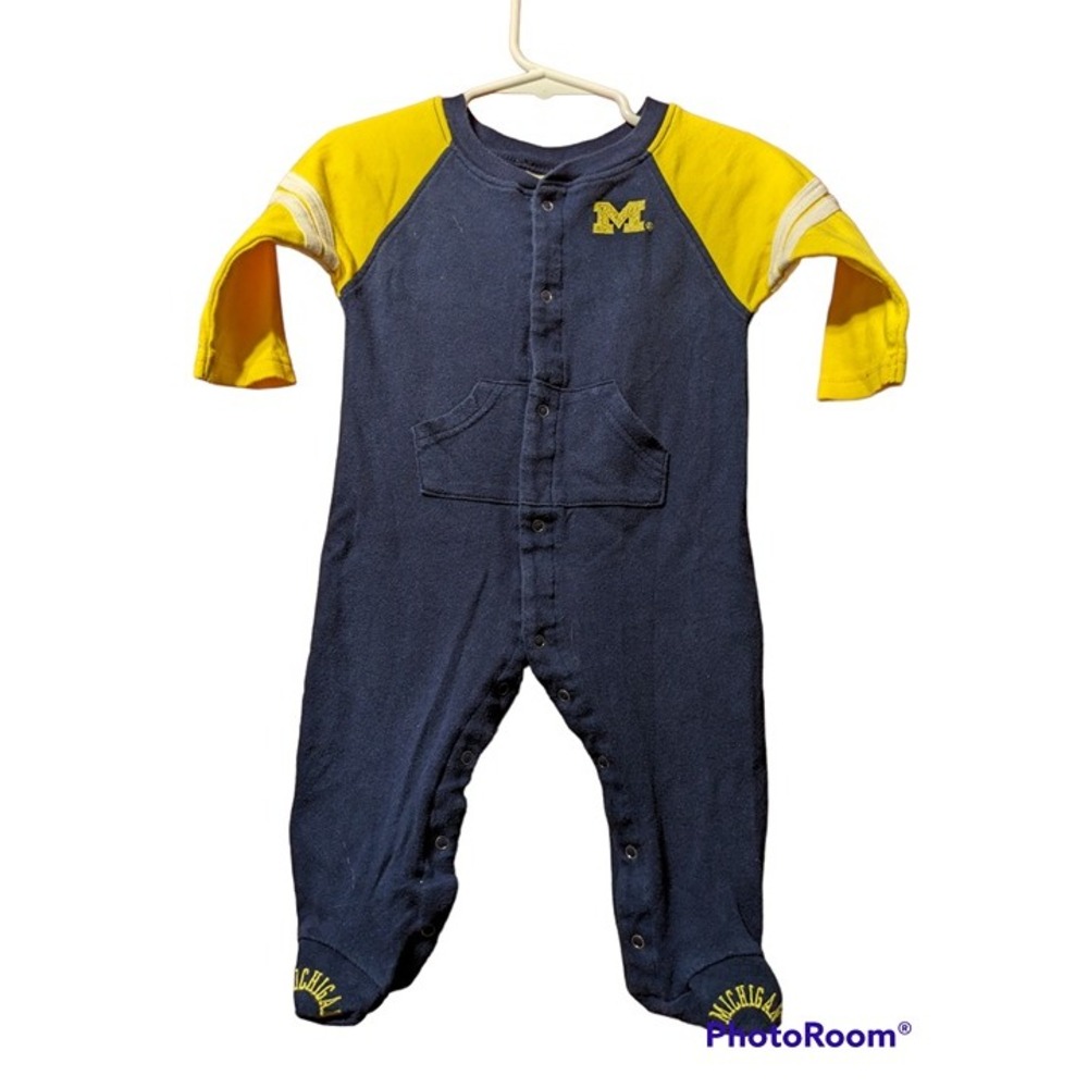 Pro edge Michigan Footed‎ Outfit Size 3-6M {L38}